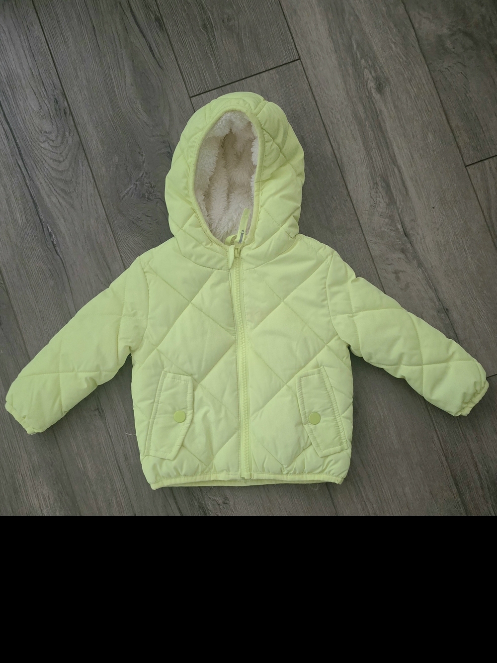 Cat And Jack Quilted Hooded Jacket
